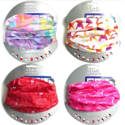 Tubo con cuffia traspirante e collo multifunzionale RPET personalizzato e adatto alla pelle Sciarpa bandana