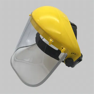 Sospensione a cricchetto con protezione di sicurezza in ABS/PP, testa con schermo in PC O Visore mesh per protezione viso