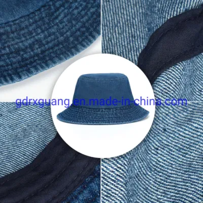 Cappelli da pesca personalizzati Jean Denim Sun Hat vuoti
