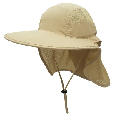 Visiera parasole da uomo personalizzata protezione UV protezione protezione solare traspirante Quick Drying Alpinismo Pescatore Basin Hat