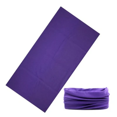Bandana multifunzionale di riciclaggio tubolare senza giunte della guaina del collo della mascherina del motociclo del coperchio del fronte della sciarpa di pesca di colore solido