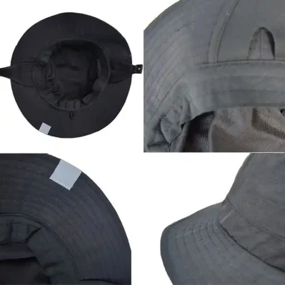 Secchio per surf vuoto secchio per la pesca del cappello impermeabile in rete di nylon con cappello Tappo piatto largo, bordo
