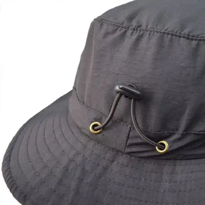 Secchio per surf vuoto secchio per la pesca del cappello impermeabile in rete di nylon con cappello Tappo piatto largo, bordo