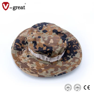 Moda militare stile sabbia Camouflage Outdoor Caccia secchio cappello Boonie