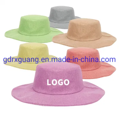 Cappelli secchielli Fedora in lana per donne uomo all&prime;ingrosso personalizzati