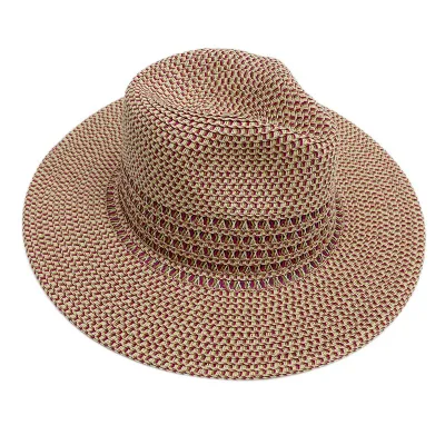 Hot sale Super Quality Summer Panama Straw Cappelli Lifeguard Donne Cappello largo in carta da uomo