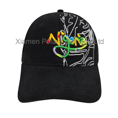 Cappellino da baseball personalizzato in twill di cotone da golf con ricamo 3D