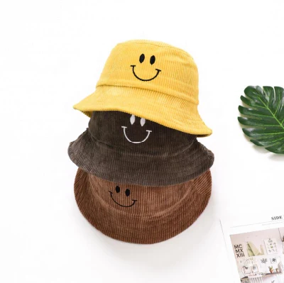 Semplice Corduroy Baby Boys ANF Girls bambino secchio cappuccio e. Cappello