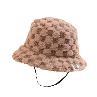 Vendita all&prime;ingrosso Produttore Custom Winter Terry Bambini caldo benna cappello pescatore Cappello per basse temperature