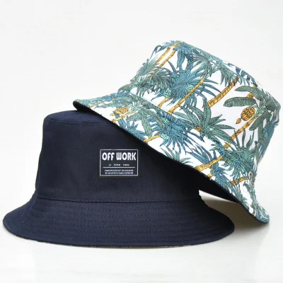 Cappello reversibile per bucket con stampa a sublimazione di cotone personalizzata di alta qualità