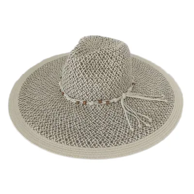 Cappelli di moda Donna Lady Multi misto Braid floppy carta estate Cappello alla ingrosso di paglia per il viaggio