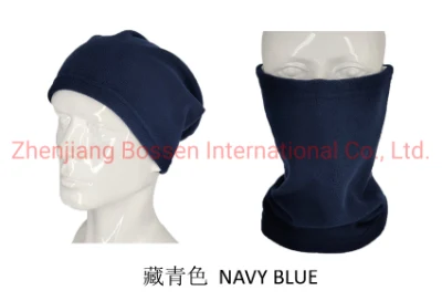 Ricamo personalizzato con logo in fibra polare Sciare invernale Snowboard Warm Tube Cuffia del collo della maschera facciale
