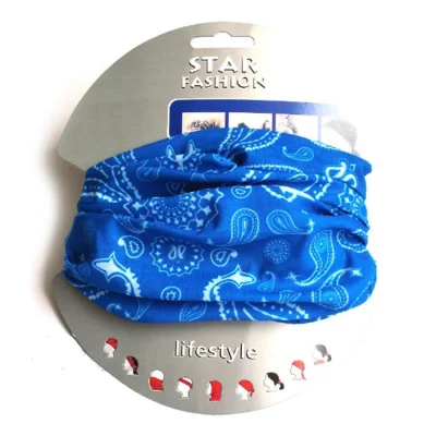 Tubo con cuffia traspirante e collo multifunzionale RPET personalizzato e adatto alla pelle Sciarpa bandana
