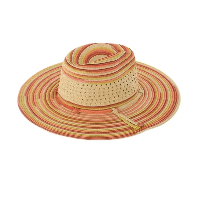 Fabbrica all&prime;ingrosso protezione solare esterna Primavera estiva all&prime;ingrosso cappello a paglia floppy