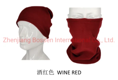 Ricamo personalizzato con logo in fibra polare Sciare invernale Snowboard Warm Tube Cuffia del collo della maschera facciale
