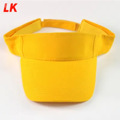 Visor Hat Vendor Custom Sun Sports Visor Cotton Hat per Uomini Donne