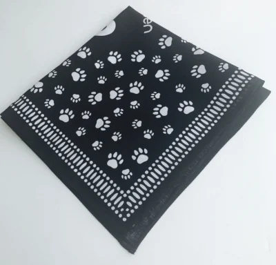 La Dog Paw stampa sciarpa/sciarpa con logo personalizzato