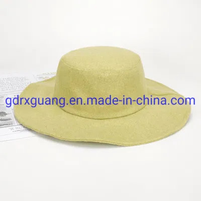 Cappelli secchielli Fedora in lana per donne uomo all&prime;ingrosso personalizzati