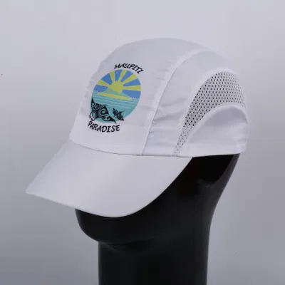 Cappellino da corsa per bicicletta personalizzato in poliestere Quick Dry per esterni Cappello estivo in mesh