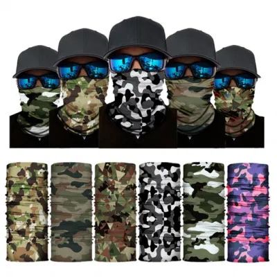 Sciarpa senza cuciture e Magic Bandana Riding Gear Outdoor Bandana personalizzati Mimetizzazione Magic Bandana