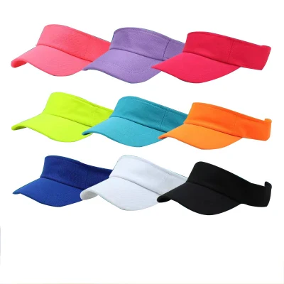 2022 nuovo design, visiera parasole sport con visiera regolabile Uomo Donna Sole Sport Visor Hat