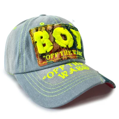 Cappelli da baseball Factory Trendy Wash con logo Boy Letters ricamati Sport Cappello