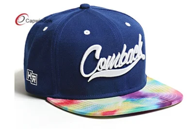 Logo 3D sul cappellino da baseball SnapBack con chiusura regolabile