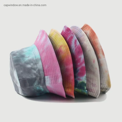 Cappello da pesca reversibile cappello da pesca colorato Graffiti Bob Capps Hip Hop Creative Tie Dye Gorros uomini Donne