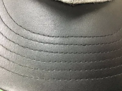 Ricamo 3D Healng qualsiasi logo personalizzato di pelle e lana moda Tappi a scatto