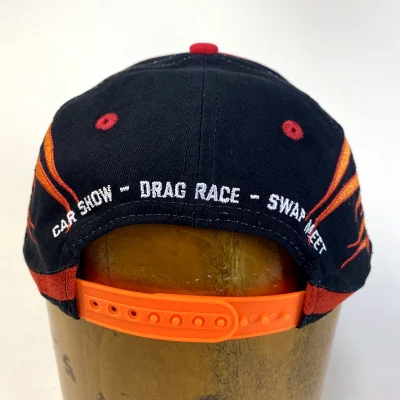 Stampa di ricamo Badge di plastica Car Racing Hat SnapBack Cotton Donne Cappellino da baseball uomo con chiusura regolabile UNISEX