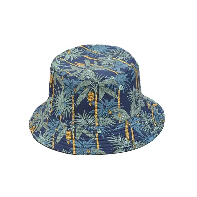 Cappello reversibile per bucket con stampa a sublimazione di cotone personalizzata di alta qualità