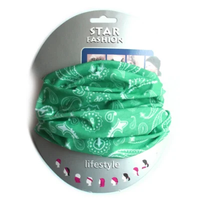Tubo con cuffia traspirante e collo multifunzionale RPET personalizzato e adatto alla pelle Sciarpa bandana