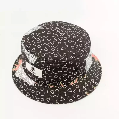 Bucket cappelli impermeabili personalizzato con motivo lattice di alta qualità stampato a basso prezzo Cappello
