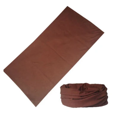 Bandana multifunzionale di riciclaggio tubolare senza giunte della guaina del collo della mascherina del motociclo del coperchio del fronte della sciarpa di pesca di colore solido