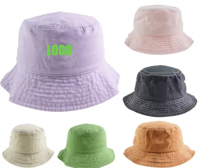 Cappello estivo da donna con secchio in morbido cotone Blank