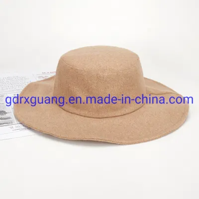 Cappelli secchielli Fedora in lana per donne uomo all&prime;ingrosso personalizzati