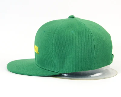 Logo di ricamo piatto di alta qualità Hip Hop regolabile su misura Tappo SnapBack