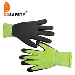 Custom Women Anti Slip Reusable Kitchen Dish Dishwashing Latex Rubber Gloves Luvas Guantes CE 2121 for Household Cleaning, Gardening, Utility Work