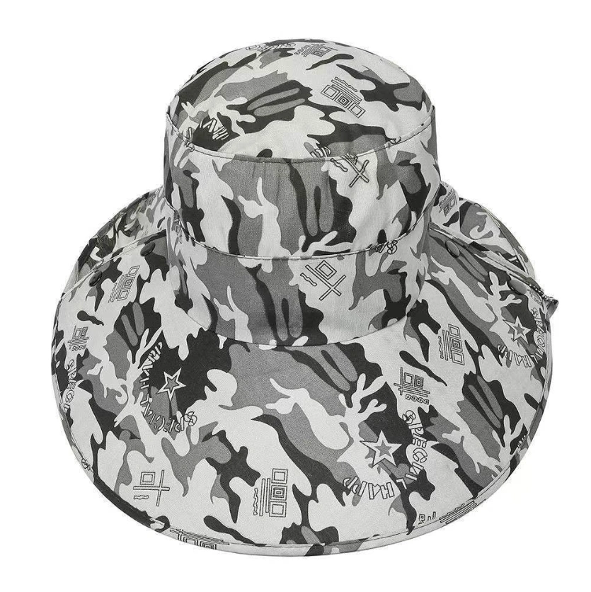 OEM 100% Camouflage Jungle Cap Camp Hunting Vintage Boonie Hats