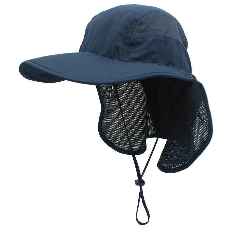 Custom Men&prime;s Sun Visor Breathable Sunblock UV Protection Fishing Cap Quick Drying Mountaineering Fisherman Basin Hat