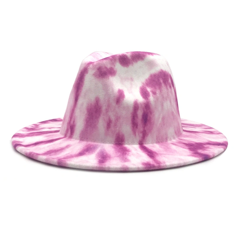 2 Tone Tie Dye Fedora Hat