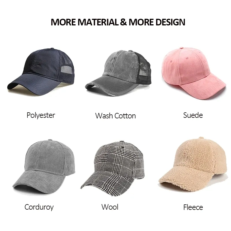 Summer Fashion Hats Cotton Men Sport Baseball Caps Personalized Custom Trucker Caps