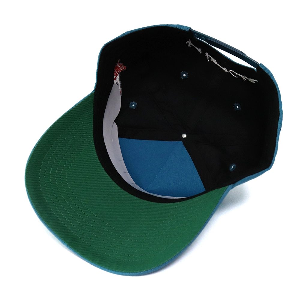 High Quality Custom Embroidery Logo 5 Panel Suede Baseball Cap Embossed Logo Snapback Hats Cap 3D Embroidery Custom