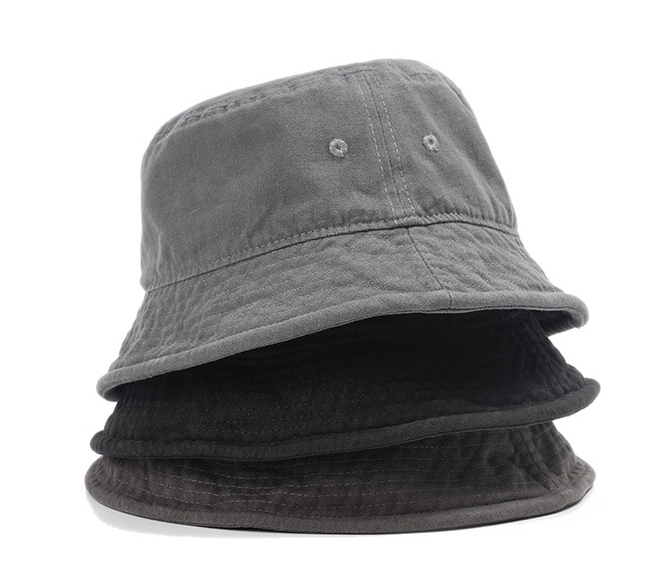 Old School Washed Vintage Customzied Promotional Cotton Bucket Hat