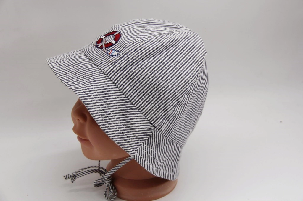 Cute Baby Boy Simple Stripe Bucket Hat