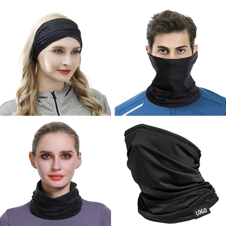 New Breathable Mesh Fabric Headscarf Balaclava Face Scarf, Customized Pescar Maschera Seamless Neck Tube Bandanas Head Wraps for Hiking Fishing Camping