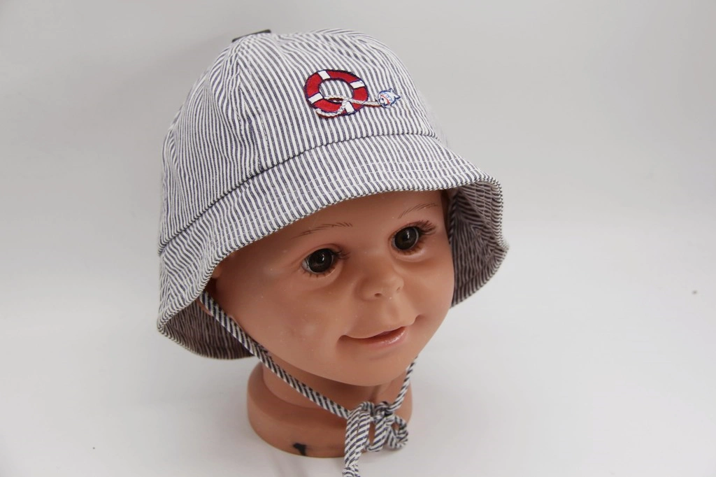 Cute Baby Boy Simple Stripe Bucket Hat