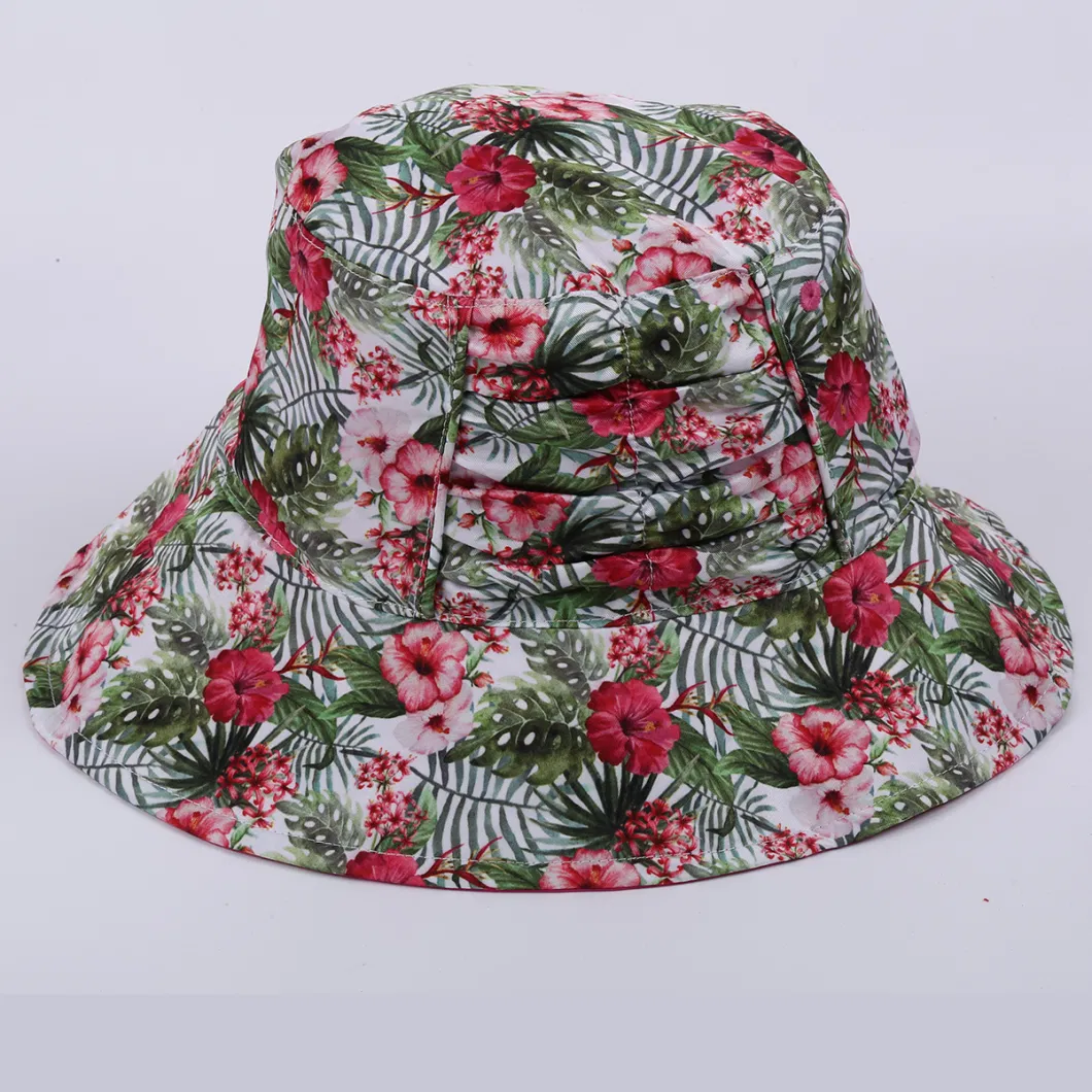 High Quality Full Printing Polyester Bucket Hats Outdoor Fishing Caps Hats