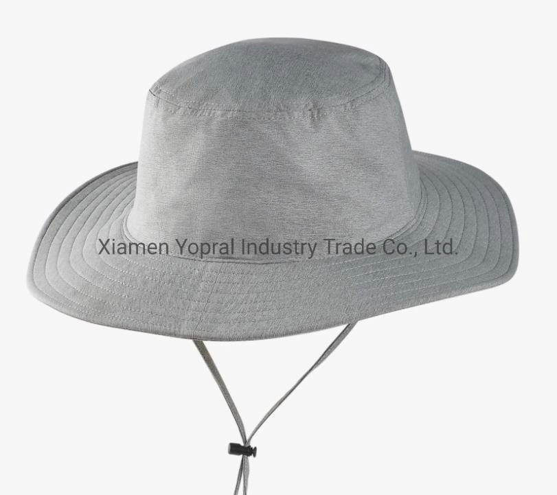 Wholesale White Black Grey 5 Panel Cotton with Rope Sun Shade Trucker Bucket Golf Hats