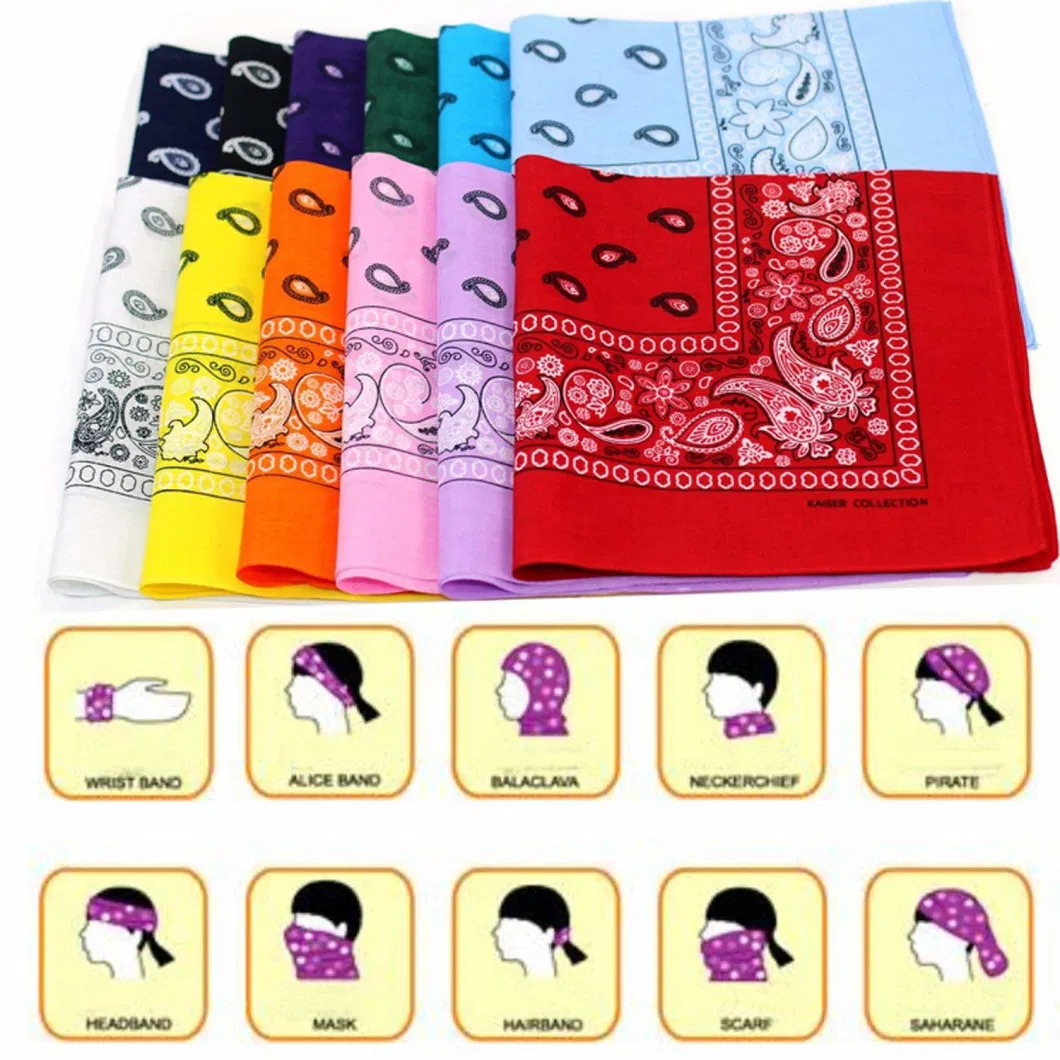 Wholesale Skull Cowboy Multifunction Exquisite Stitching Quick-Dry UV Protection Square Bandana